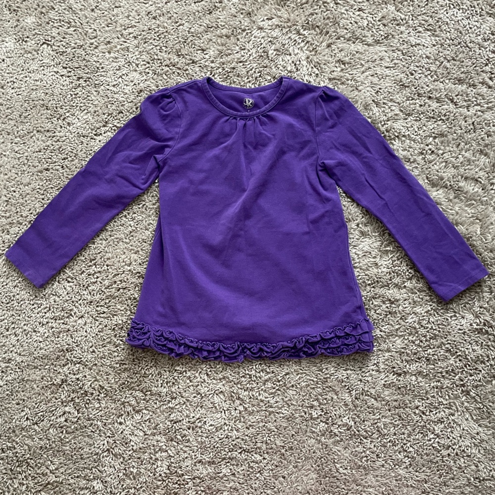 👶🏻5/$10👶🏻 girls long sleeve purple shirt
